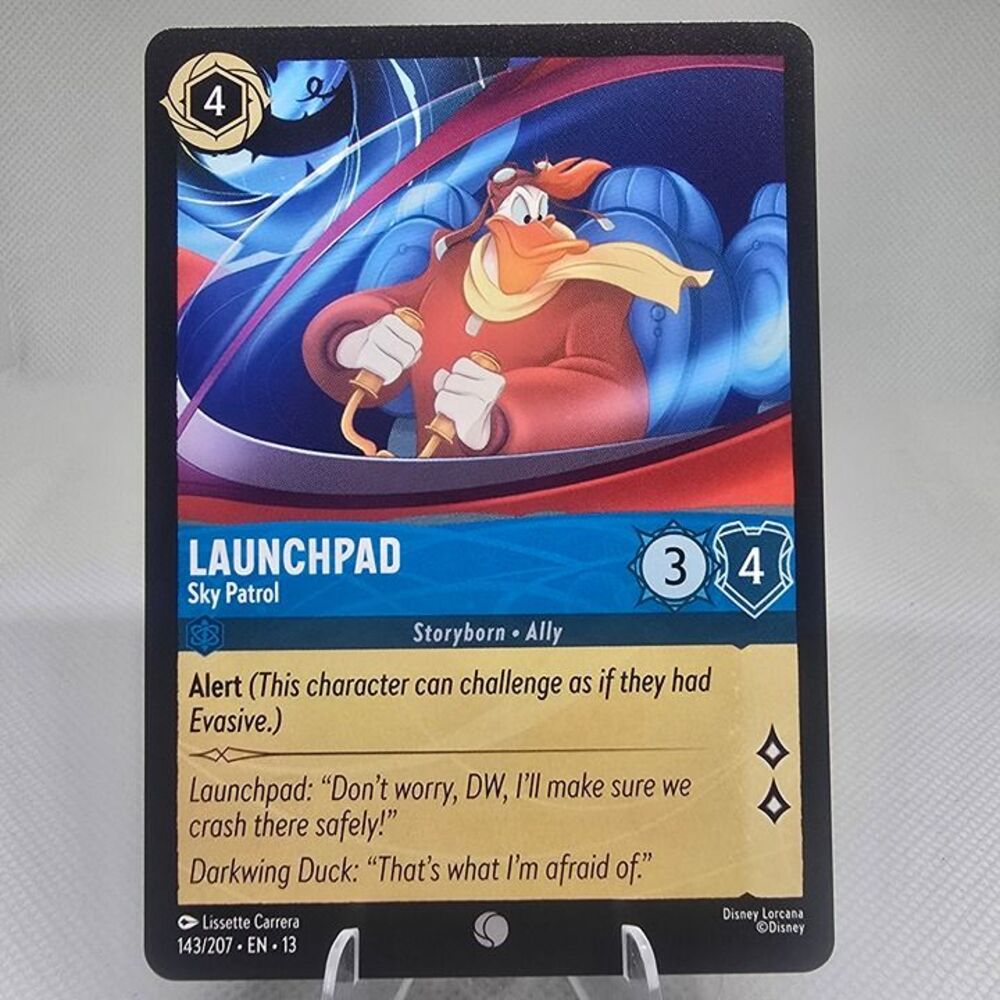 Disney Lorcana Launchpad Sky Patrol Trading Card 143 Attack of the Vine